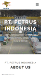 Mobile Screenshot of petrusindonesia.com