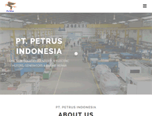 Tablet Screenshot of petrusindonesia.com